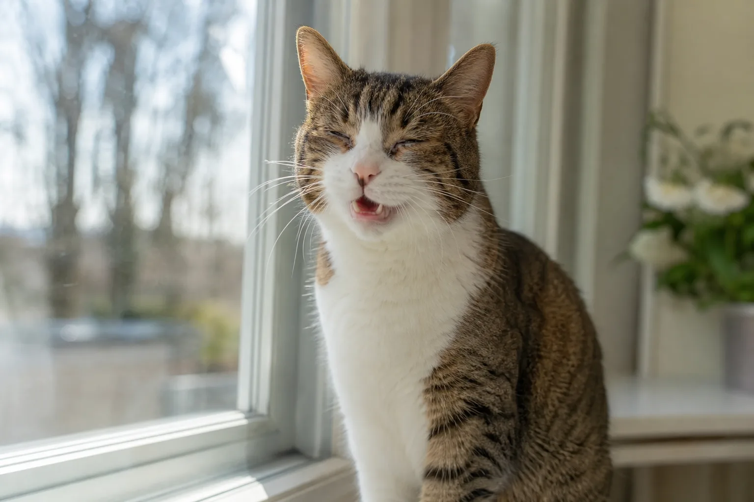 Gato espirrando muito: é gripe felina?