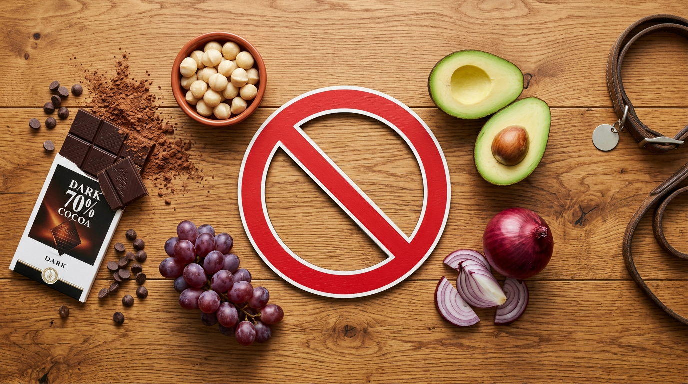 7 alimentos proibidos para cães que todo tutor deve conhecer